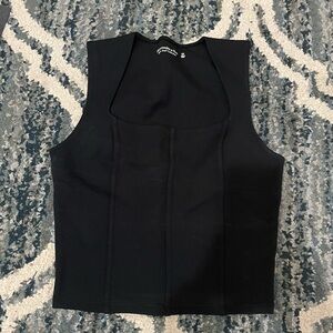 Abercrombie Ponte Corset Top